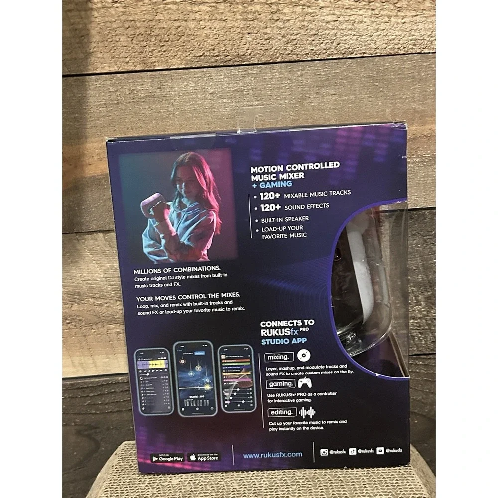 RUKUSfx Pro Motion Controlled‎ Music Mixer Plus Gaming 120+ Sound Effects